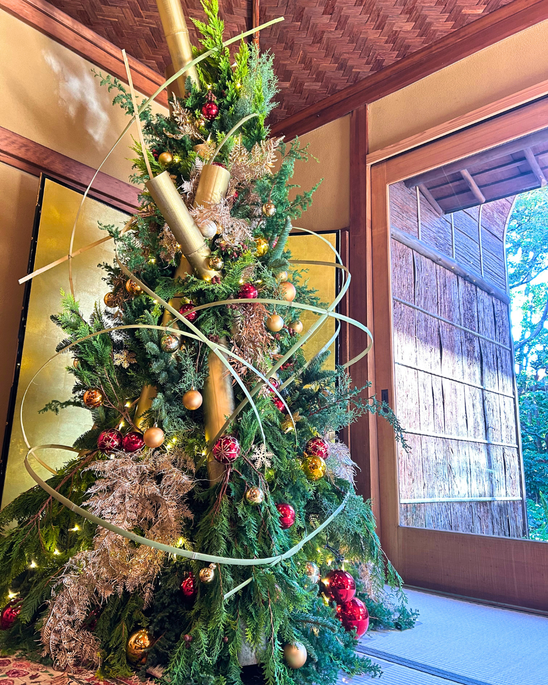 つきじ治作様 クリスマス装飾